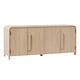 preview thumbnail 15 of 28, Walker Edison Modern Curved 70-inch Buffet Sideboard and TV Stand
