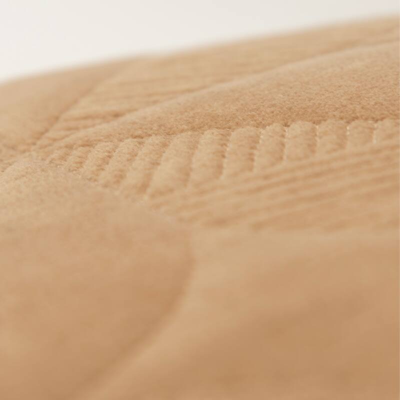 Rizzy Home Transitional Tan Down Filled Pillow - 20" x 20"