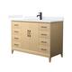 Option White Oak / White Quartz Top / Matte Black