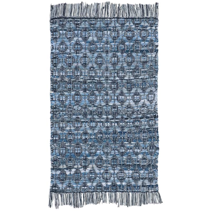 SAFAVIEH Handmade Montauk Heirloom Casual Geometric Cotton Rug