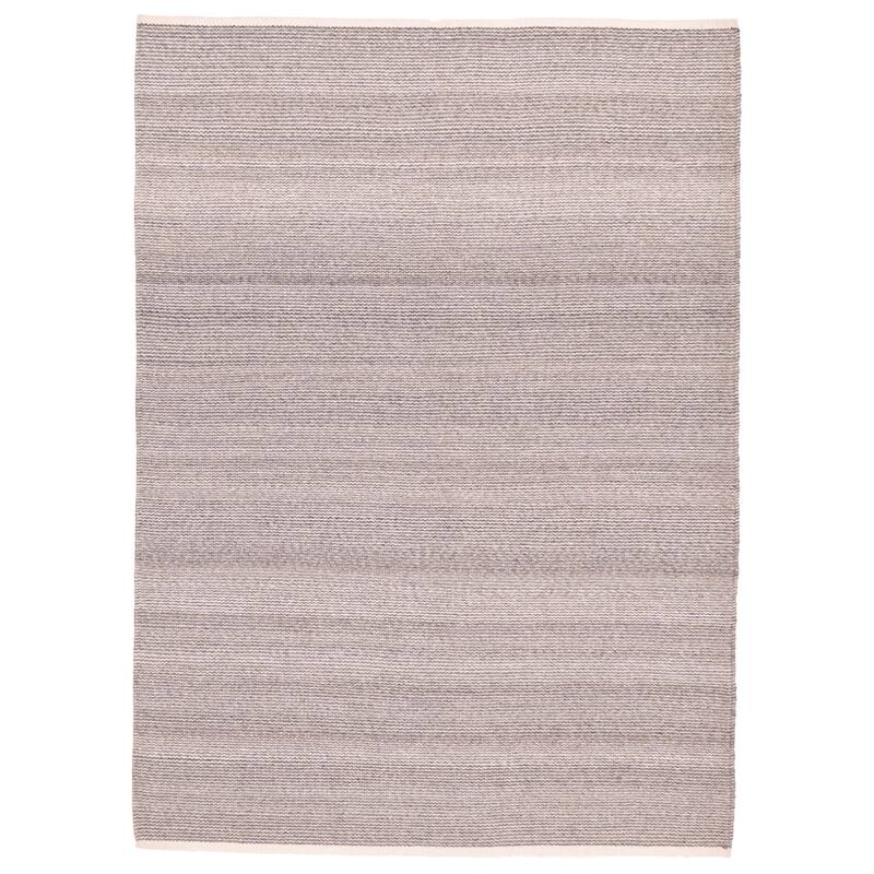 ECARPETGALLERY Flat-Weave Nevada Grey Wool Kilim - 5'6 x 7'9