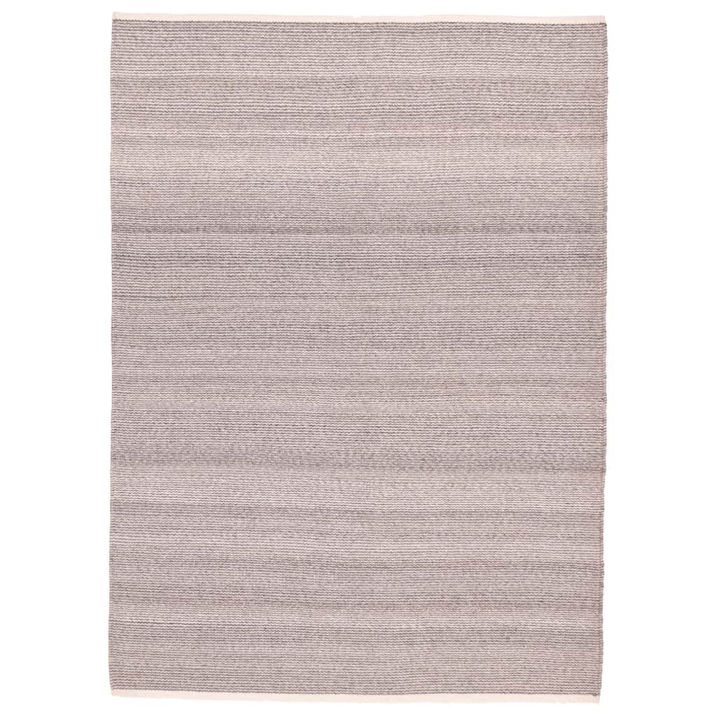 ECARPETGALLERY Flat-Weave Nevada Grey Wool Kilim - 5'6 x 7'9