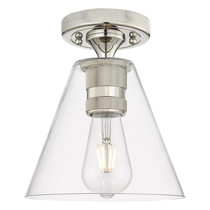 Innovations Lighting Downtown Urban - Crown Point - 1 Light 8" Berkshire Flush Mount Light