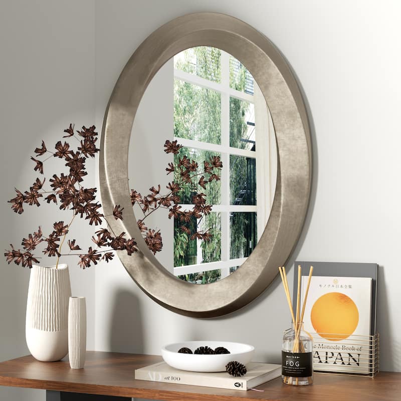 Antique Gold Retro Decorative Framed Wall Mirror - 24" W x 32" H x 1" - 24" W x 32" H x 1"