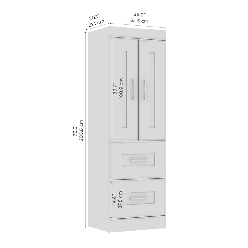 Edge 25W Wardrobe by Bestar