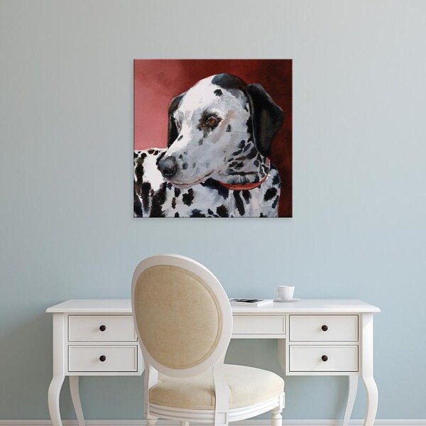 Easy Art Prints Edie Fagan's 'Chloe Dalmatian' Premium Canvas Art
