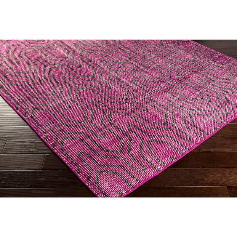 Hand-knotted Bridport Contemporary Wool Area Rug