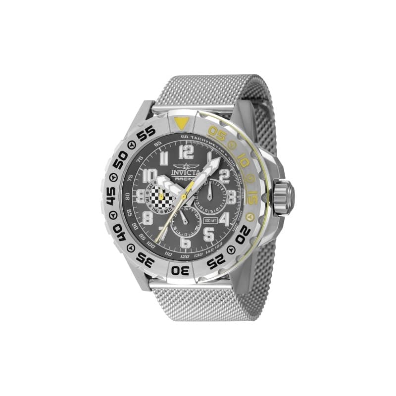 Invicta Unisex 47214 Invicta Racing Quartz Chronograph Black Dial Watch