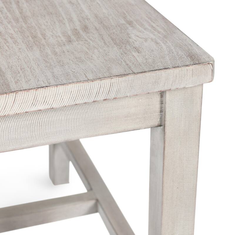 Driftwood Dining Chair Set of 2 in Antique Ivory, by Kosas Home