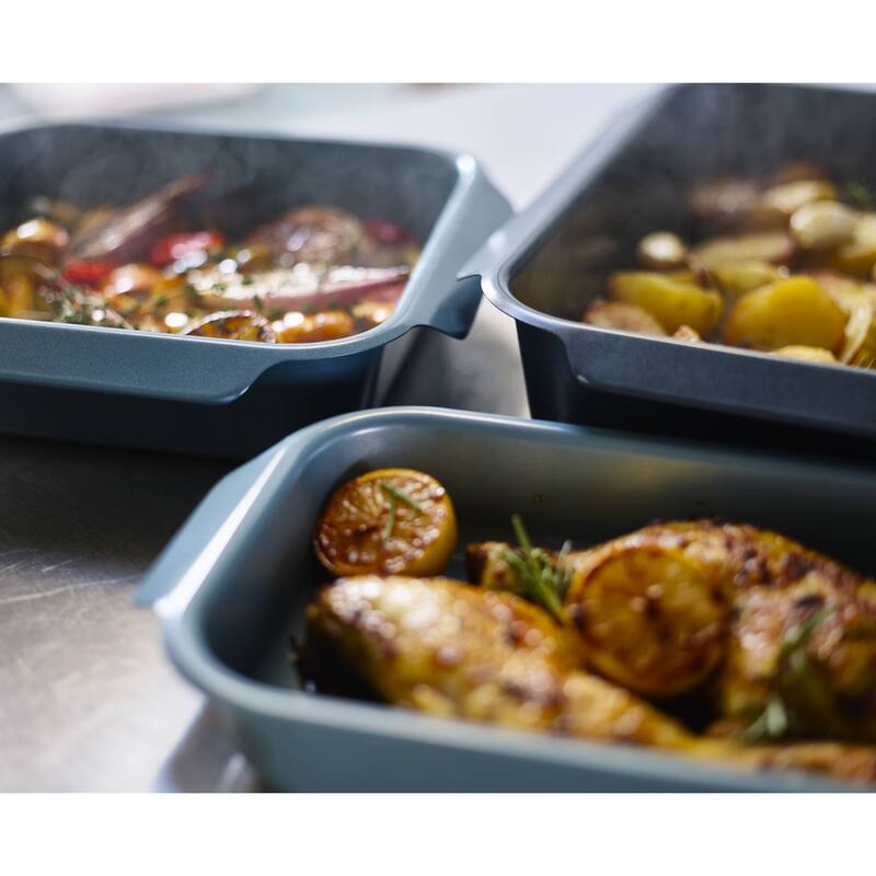 Joseph Joseph Nest Oven 9" Non-stick Roasting Pan with Easy Pull Handles