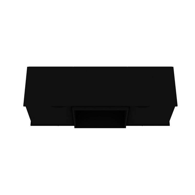 Hampton Mid Century Modern Wood 53.54 Media Cabinet Console