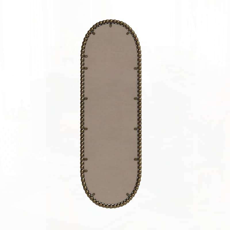 Wall Hanging Iron Art Oval Retro Mirror