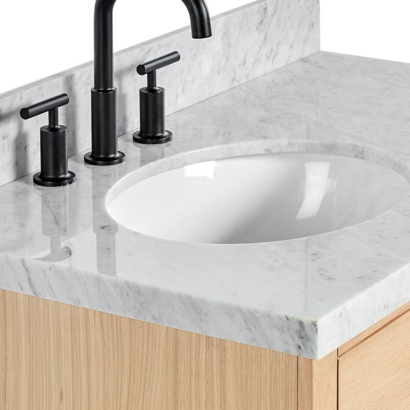 Ariel T037SLCWOVO Hepburn 37" Free Standing Single Basin Vanity Set