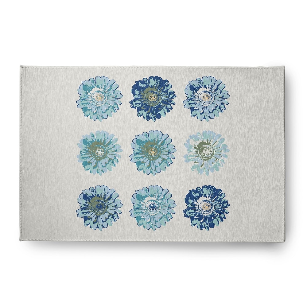 Gypsy Floral Spring Chenille Indoor/Outdoor Rug