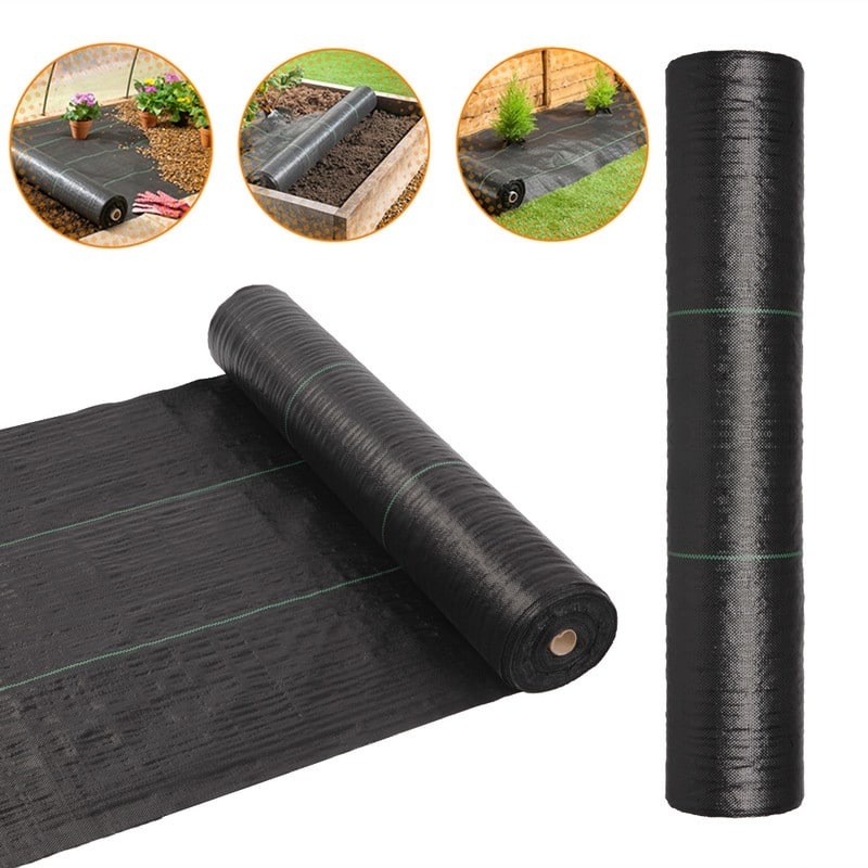 Weed Barrier Fabric Black Polyethylene Weeding Cloth
