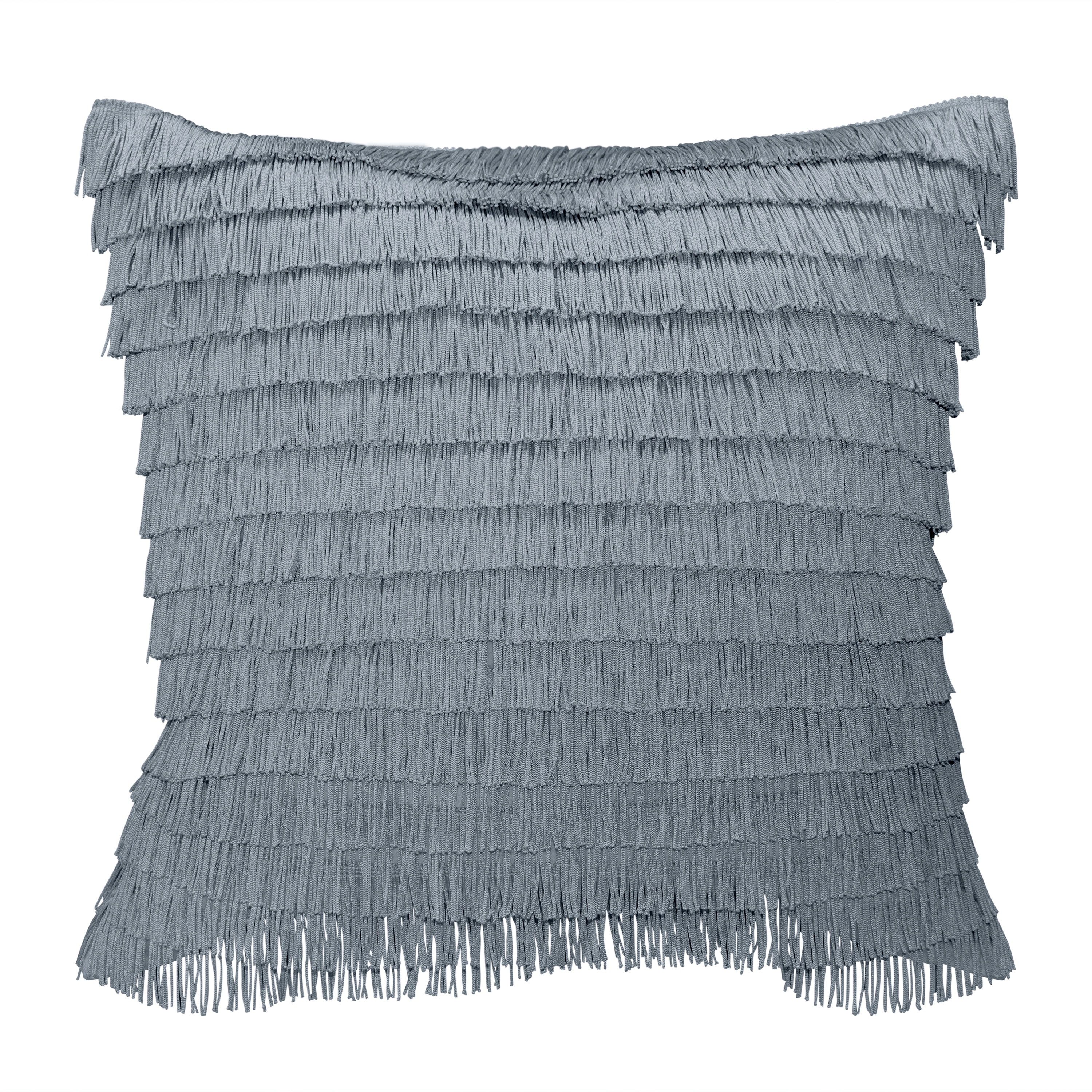 Edie At Home Gatsby Fringe Decorative Throw Pillow Teal
