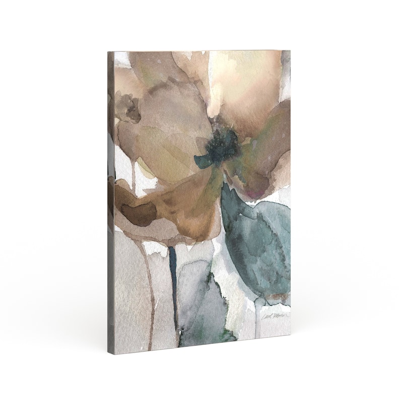 Copper Grove Carol Robinson's 'Watercolor Poppy I' Multicolored Canvas Artwork