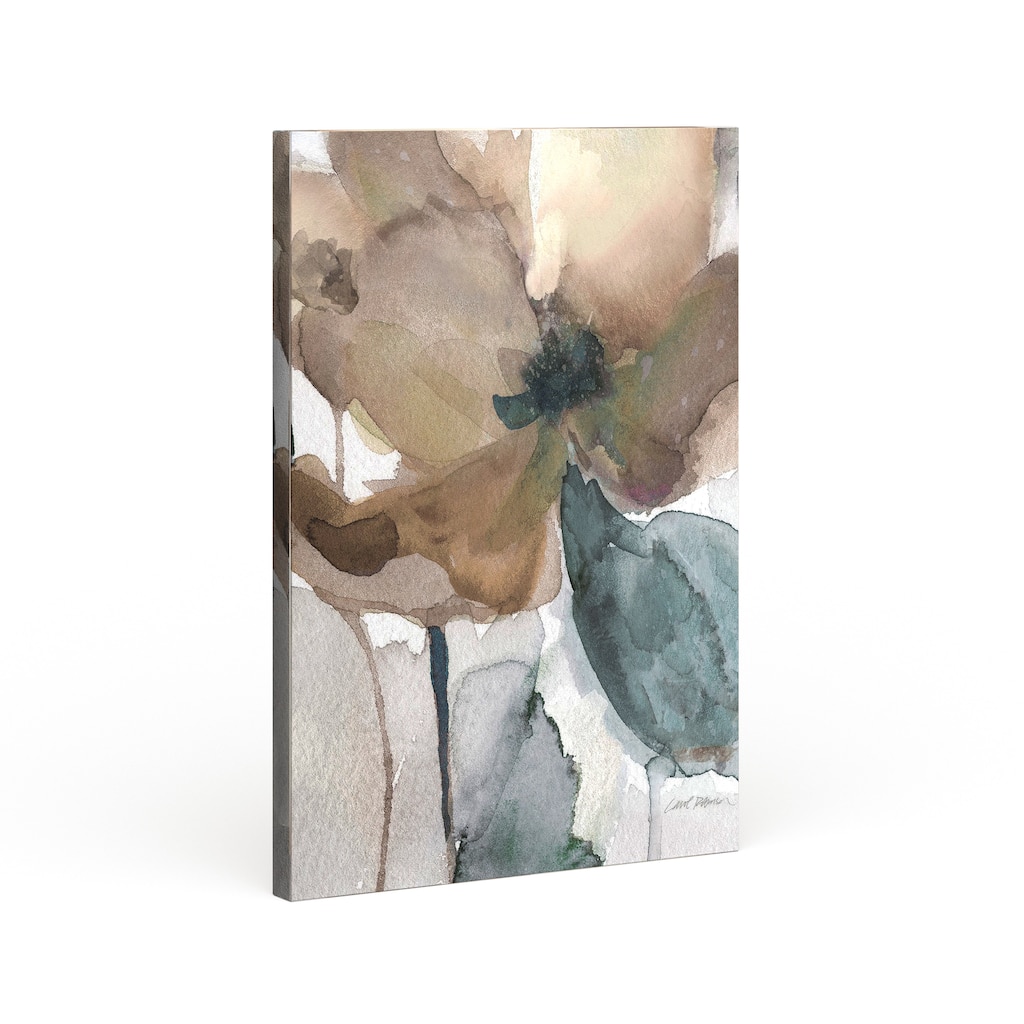 Copper Grove Carol Robinson's 'Watercolor Poppy I' Multicolored Canvas Artwork