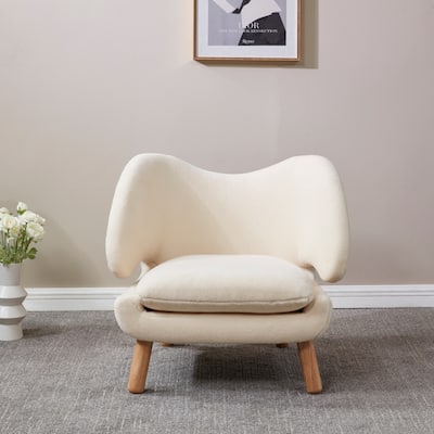 SAFAVIEH Couture Neljana Contemporary Accent Chair - 34 In. W x 30 In. D x 27 In. H - 34Wx30Dx27H