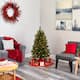 4' West Virginia Mountain Pine Christmas Tree with 100 Clear Light ...