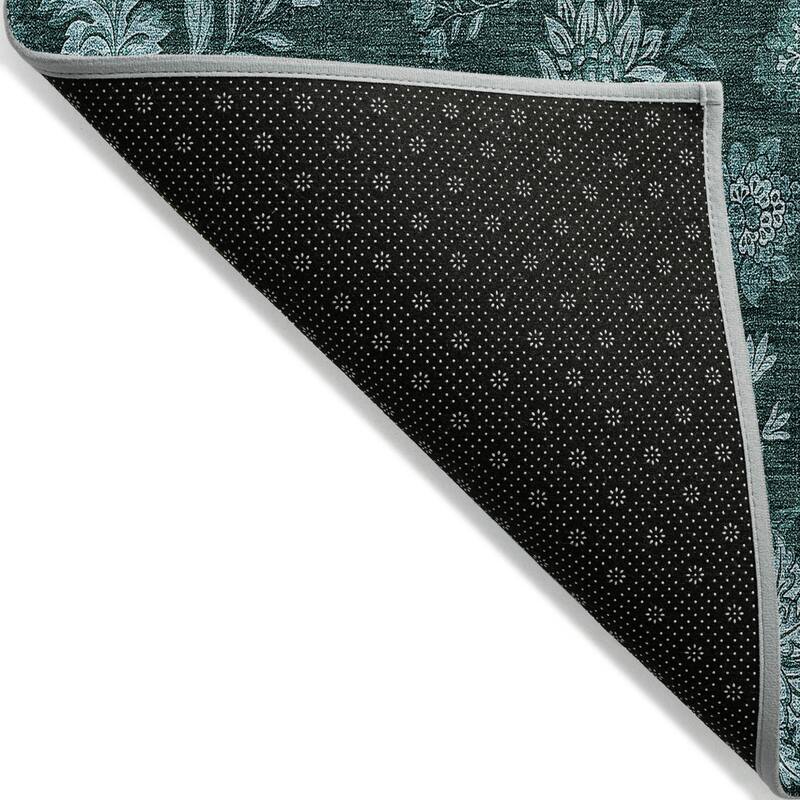 HomeRoots Floral Transitional Rectangle Outdoor Rug