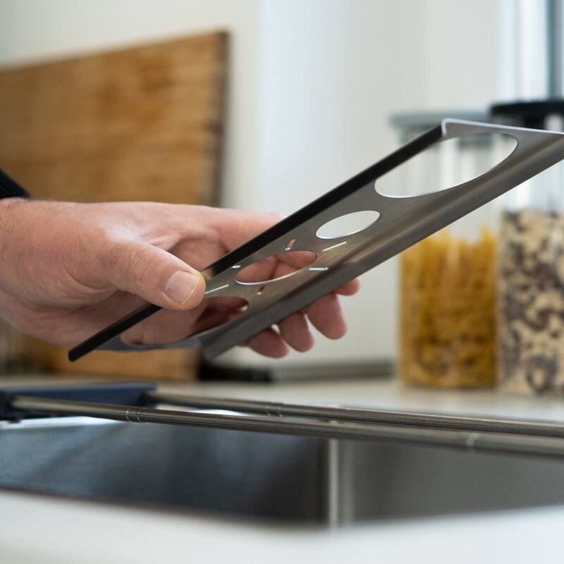 Sanni Shoo drip.it Stainless Steel Multifunctional Kitchen Sink Caddy, Drainer & Organizer