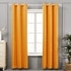 preview thumbnail 22 of 86, Deconovo Decorative Silver Diamond Curtains (2 Panel) 42x63 Inch-4PC - Orange Flame