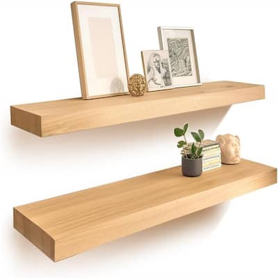 Wooden Wall Shelf for Rustic Decor