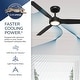 preview thumbnail 21 of 71, Hunter ZenTech Indoor / Outdoor 3-Blade Smart Ceiling Fan w/ LED Light and Handheld Remote