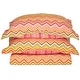 preview thumbnail 3 of 2, Superior Modern Geometric Zig Zag Cotton Reversible Quilt and Sham Set Orange - Twin/Twin XL