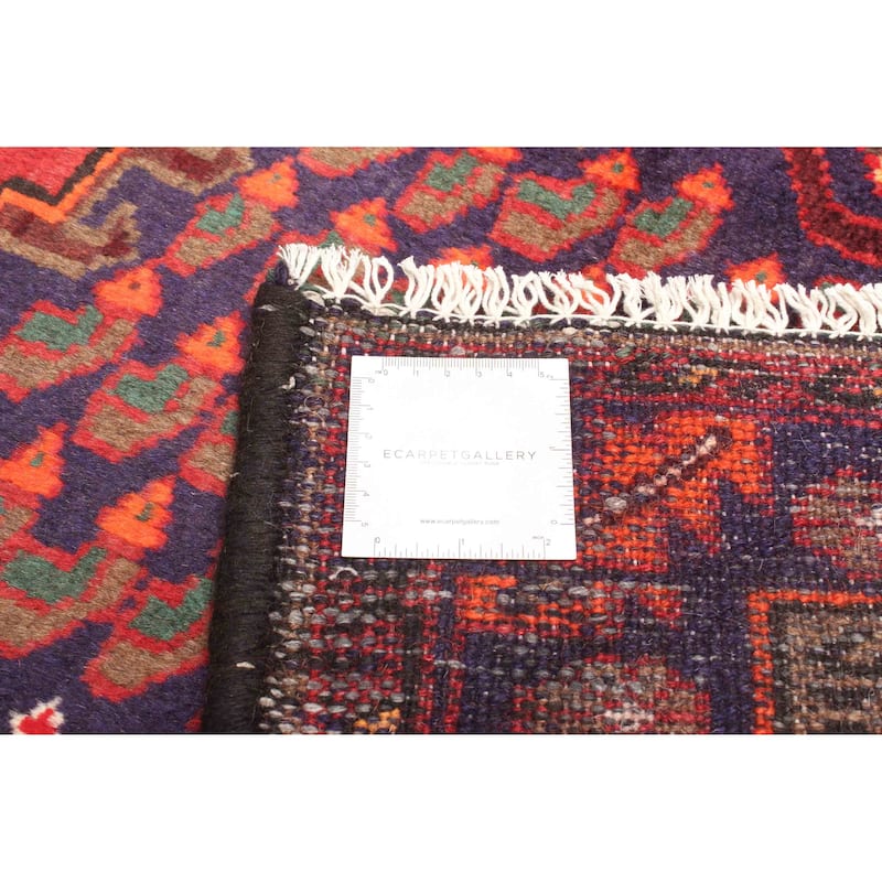 ECARPETGALLERY Hand-knotted Andelz Red Wool Rug - 4'2 x 6'3