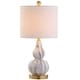 preview thumbnail 13 of 81, Anya 20.5" Mini Glass LED Table Lamp, Gray by JONATHAN Y
