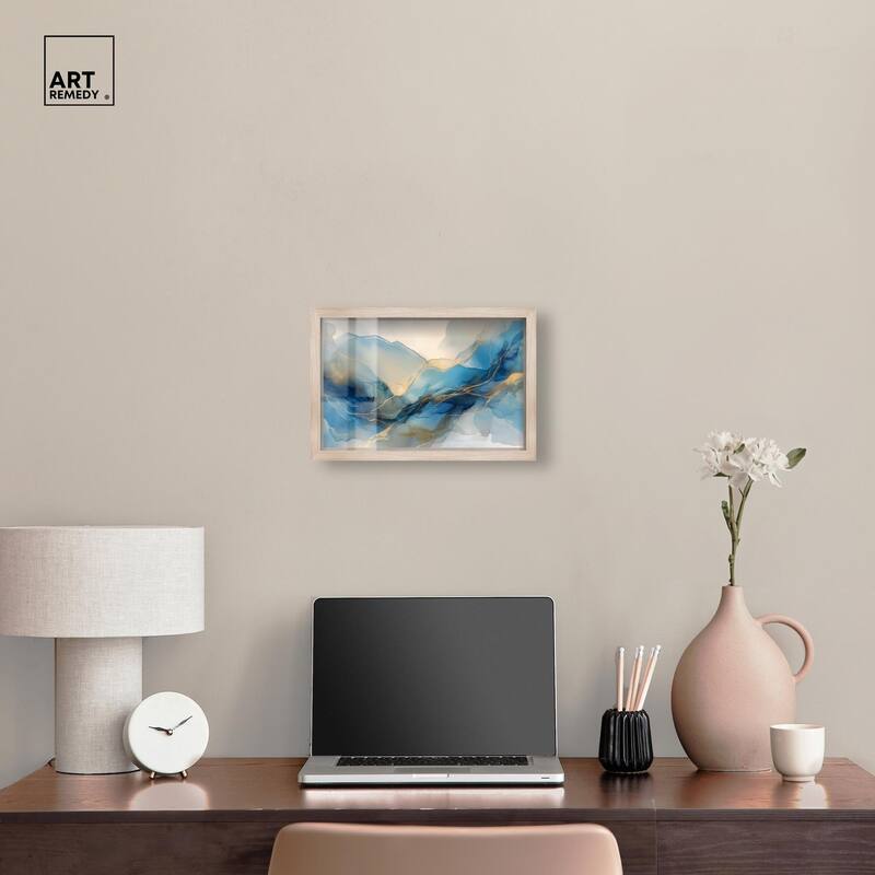 Postmodern Flow II Shadowbox by Art Remedy