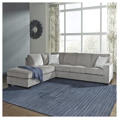 Signature Design by Ashley Altari 2-Piece Sleeper Sectional with Chaise - 110"W x 90"D x 37"H