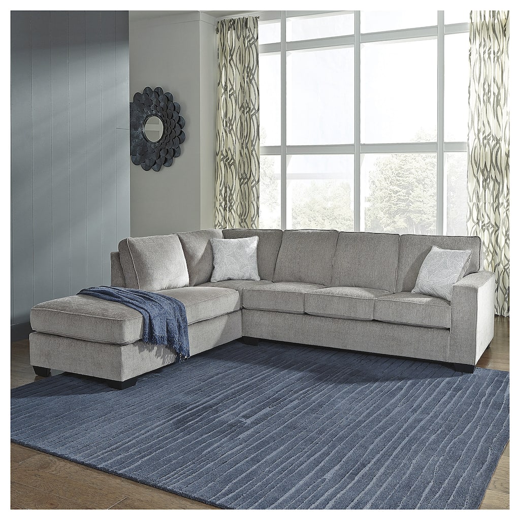 Signature Design by Ashley Altari 2-Piece Sleeper Sectional with Chaise - 110"W x 90"D x 37"H