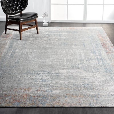Dalton Sterling/Multi Abstract Area Rug