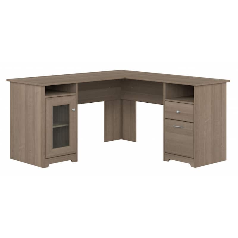 Cabot 60W L Shaped Computer Desk with Storage by Bush Furniture