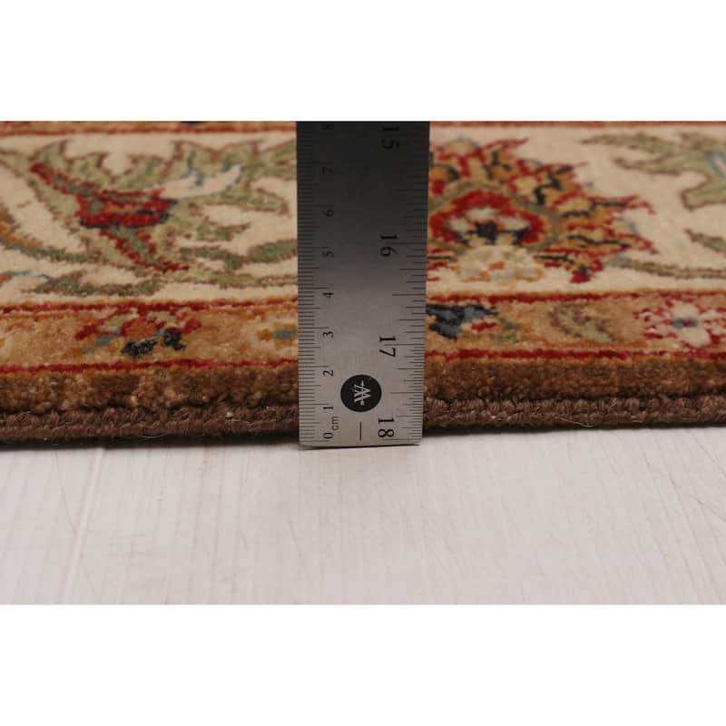 ECARPETGALLERY Hand-knotted Jamshidpour Brown Wool Rug - 5' 1" x 6' 8"