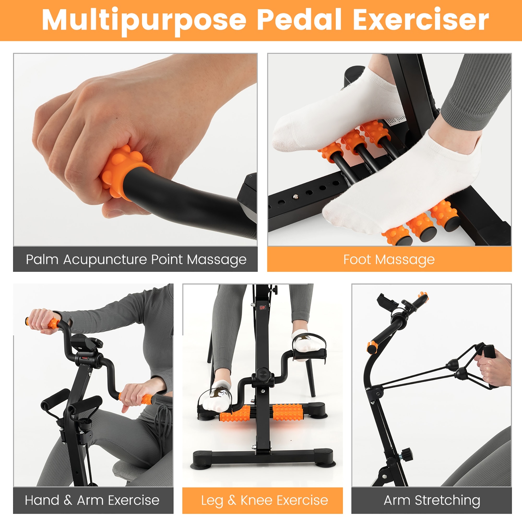 Total body store pedal exerciser