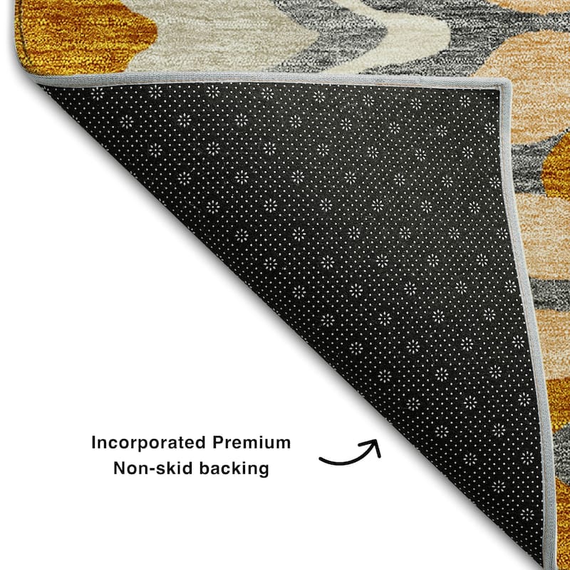 Premium Washable Super Soft Abstract Stripes Mayfield Rug