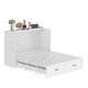preview thumbnail 24 of 30, Murphy Cabinet Bed , Free-Standing Foldable Murphy Bed Credenza for Guest Room Dresser