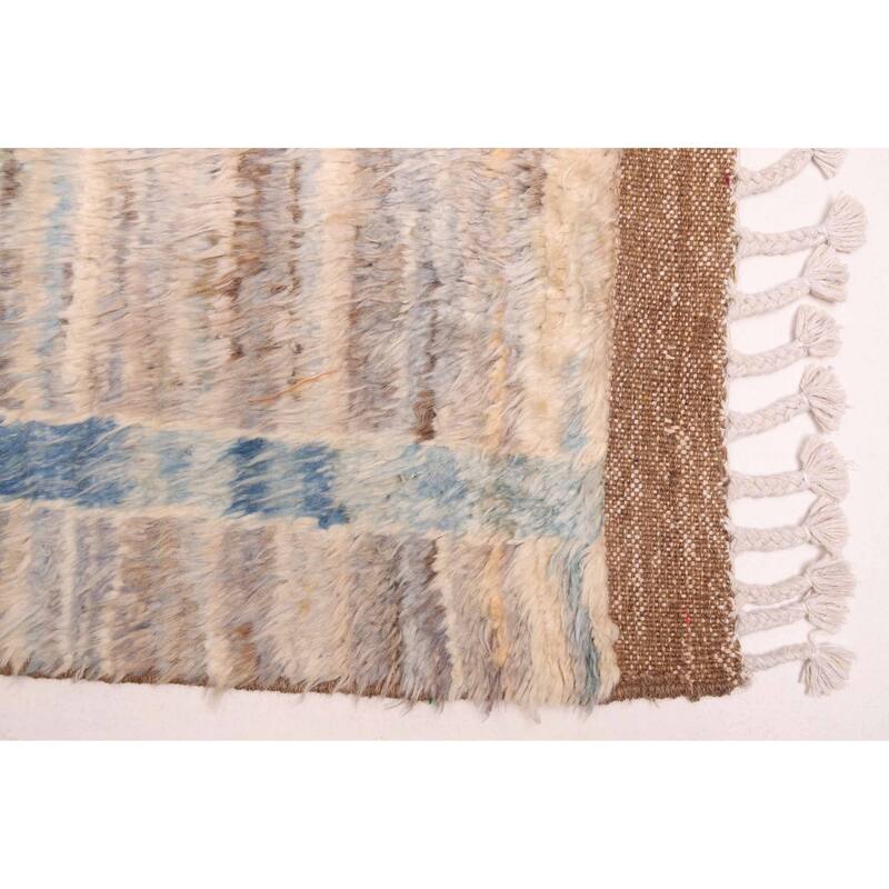 ECARPETGALLERY Hand-knotted Pak Finest Marrakesh Grey Wool Rug - 9'3 x 11'7