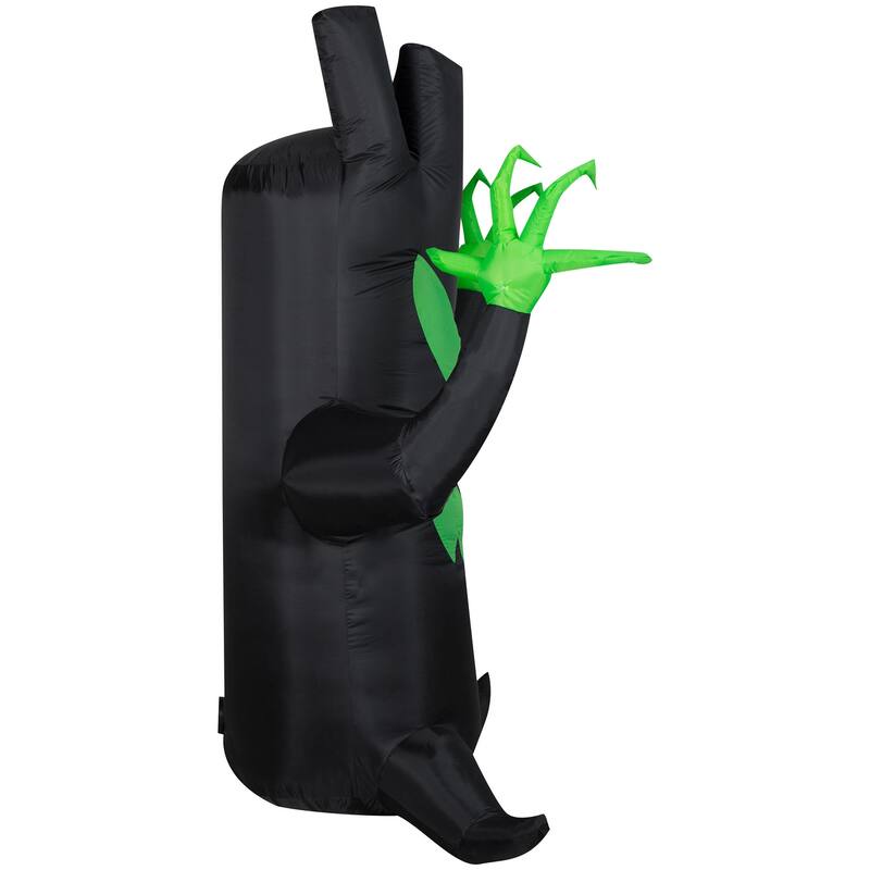 Airblown Inflatable Spooky Black Tree with Micro Lights