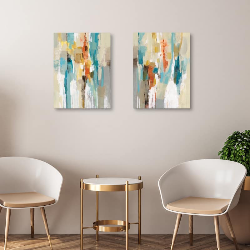 Steps on Sand I, II by Silvia Vassileva Canvas Art Prints