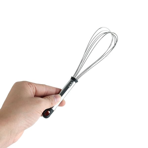 Silicone Whisk, Heat Resistant Whisks For Non-stick Cookware, For Blending,  Whisking, Frothing & Stirring, Can Be Suspended, Saving Space (red)
