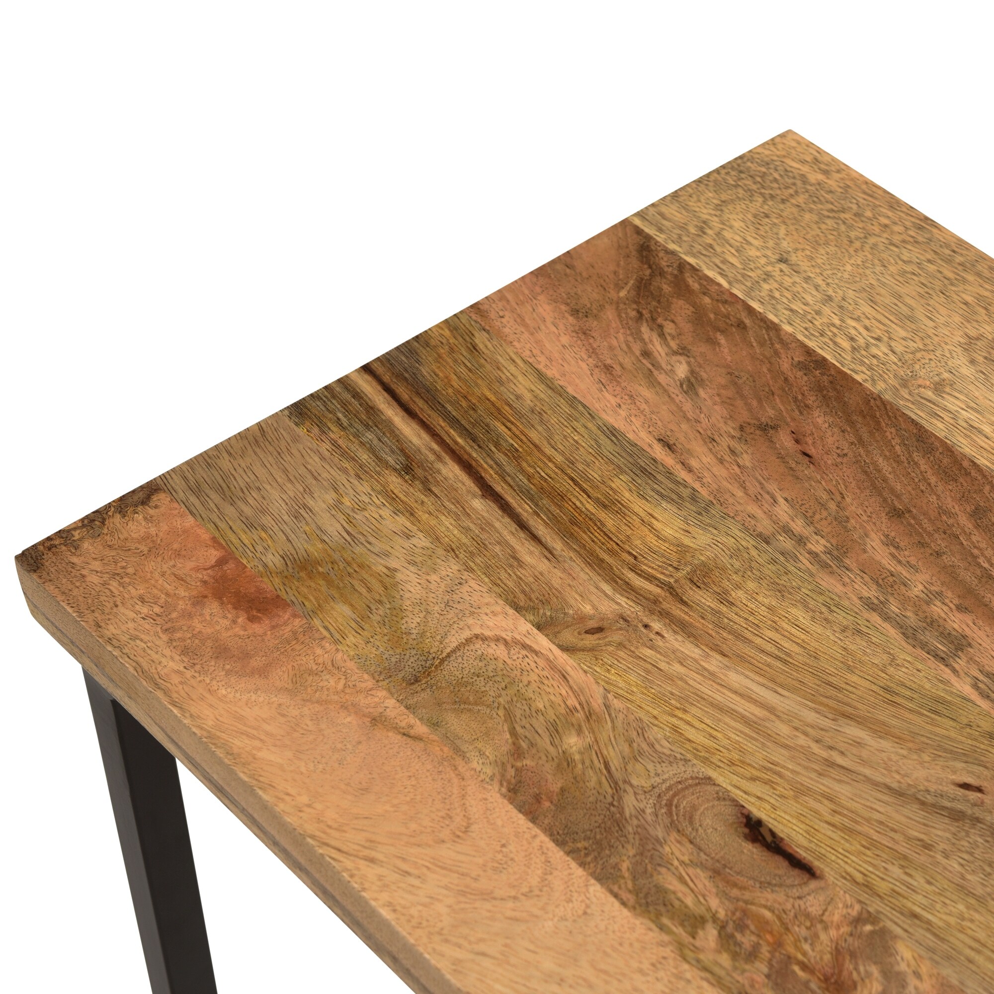 Natural Eli C Side Table FirsTime & Co Modern Style 18 x 14 x 26.25 inches Natural Wood 