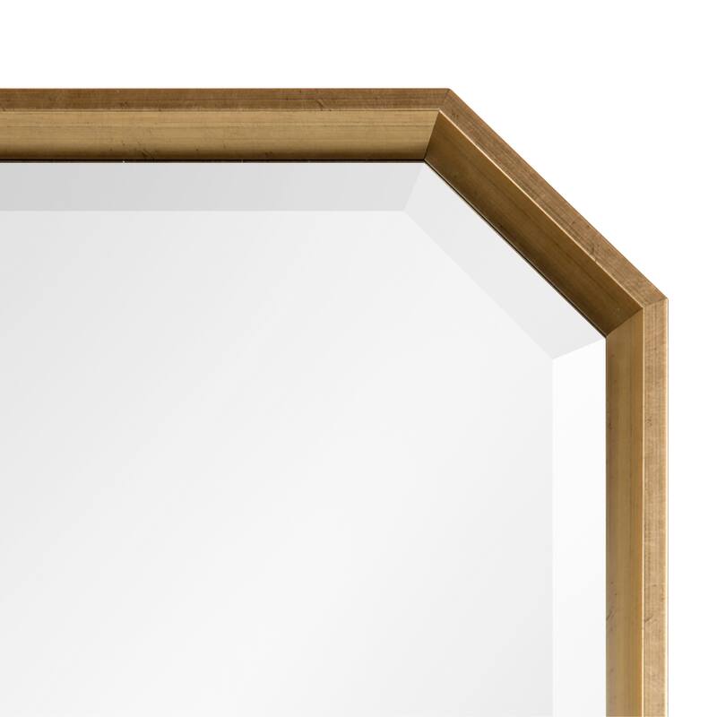 Kate and Laurel Calter Elongated Octagon Wall Mirror