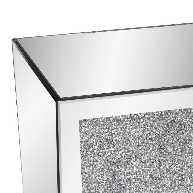 Modern Mirror Pot Planter Crushed Diamond Vase