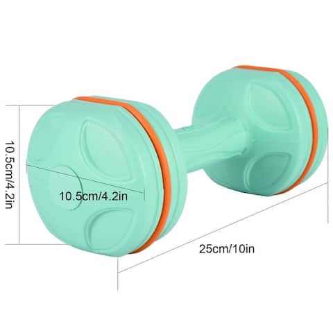 A Pair Dumbbell Barbell Neoprene Coated Weights 1.5 KG Blue
