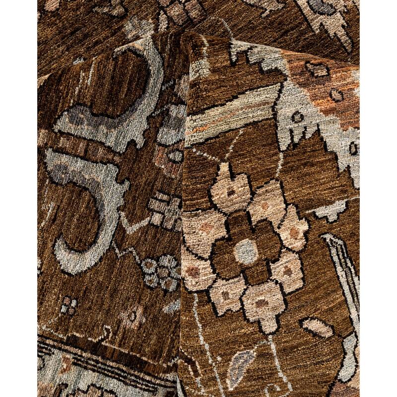 Serapi One-of-a-Kind Hand-Knotted Area Rug - Brown - 8' 2" x 9' 9"